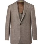 Canali - Checked Linen and Wool-Blend Blazer - Neutrals