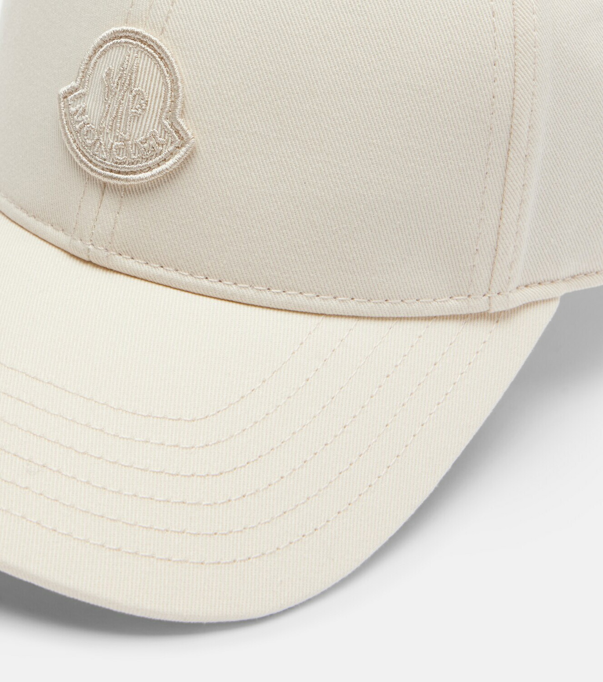 Moncler Logo cotton baseball cap