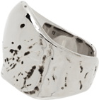 Alexander McQueen Silver Shell Ring