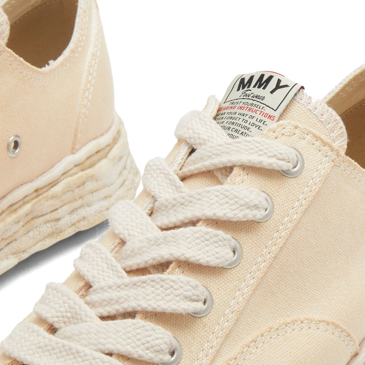 Maison MIHARA YASUHIRO Peterson 23 OG Sole Canvas Sneaker in Beige