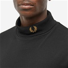 Fred Perry Authentic Men's Roll Neck Top in Black