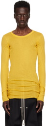 Rick Owens Yellow Porterville Rib Long Sleeve T-Shirt