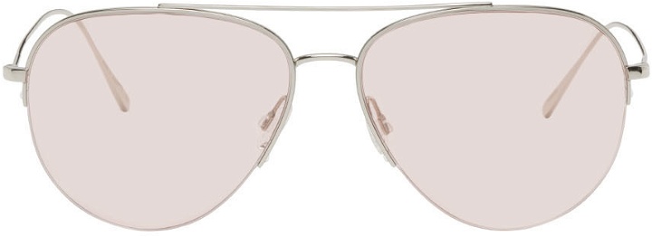 Photo: Oliver Peoples Silver Cleamons Sunglasses