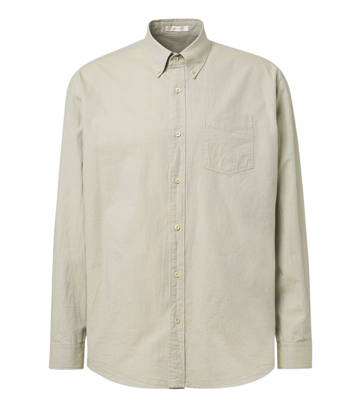 Photo: The Row Pompeo cotton chambray shirt