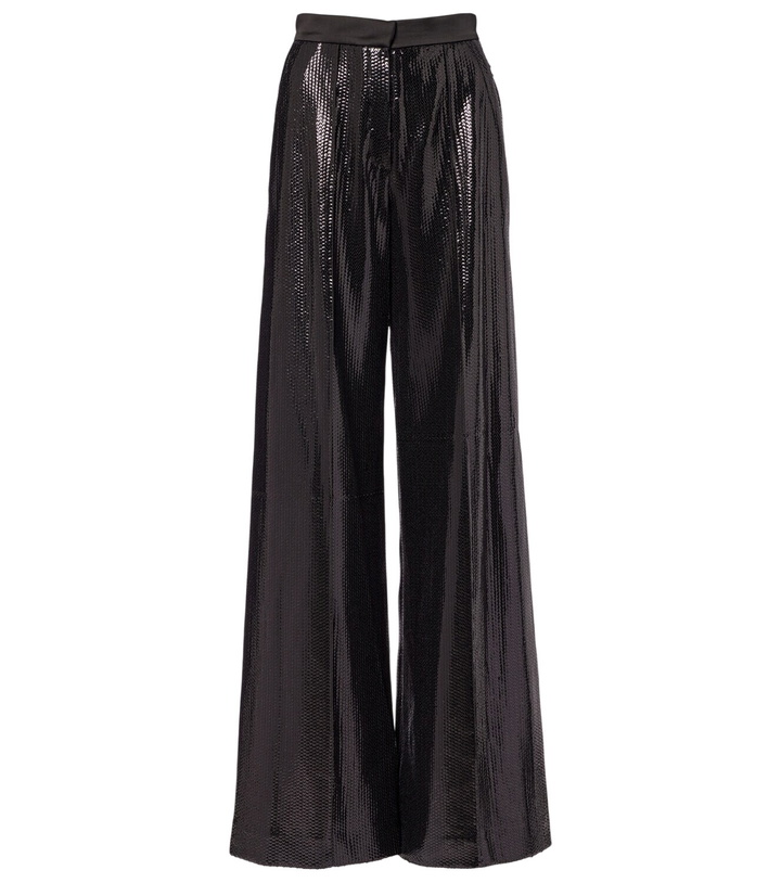 Photo: Elie Saab Sequined satin wide-leg pants