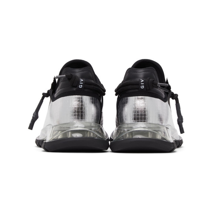 Givenchy Silver Spectre Zip Low Sneakers Givenchy
