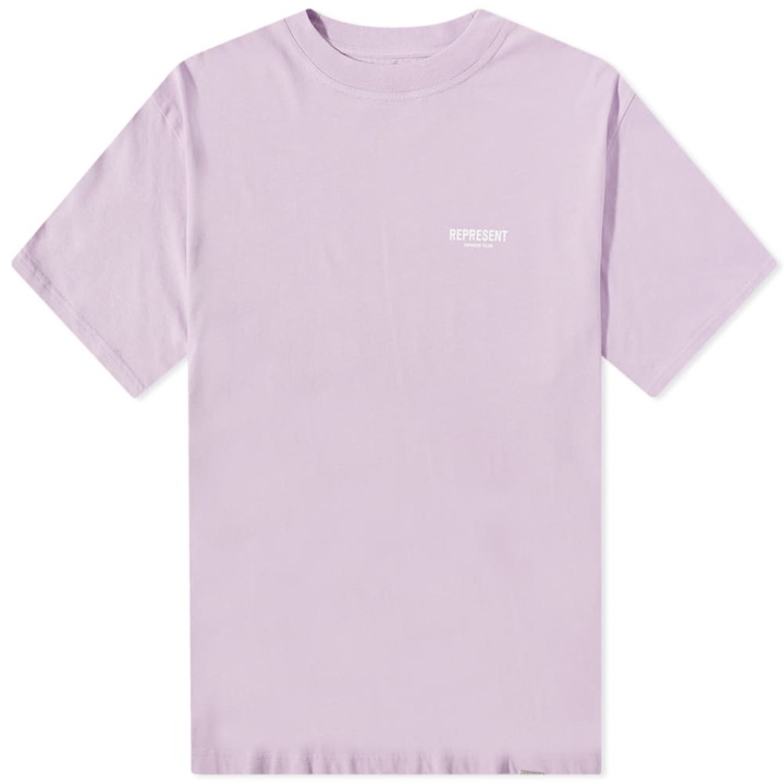 Photo: Represent Men's Owners Club T-Shirt in Pastel Lilac