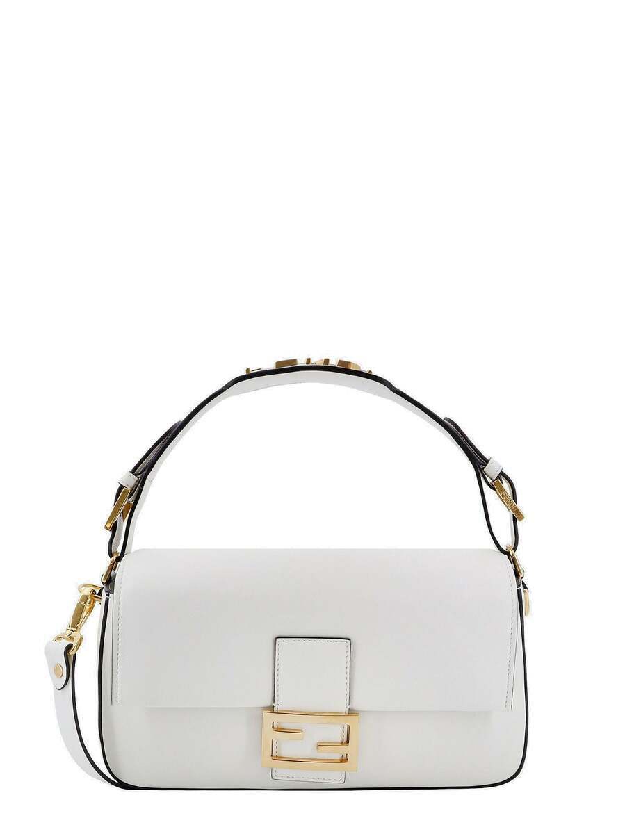 Fendi White Floral Mini Baguette Bag main image 1