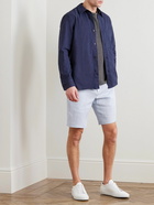 Paul Smith - Straight-Leg Linen Shorts - Blue