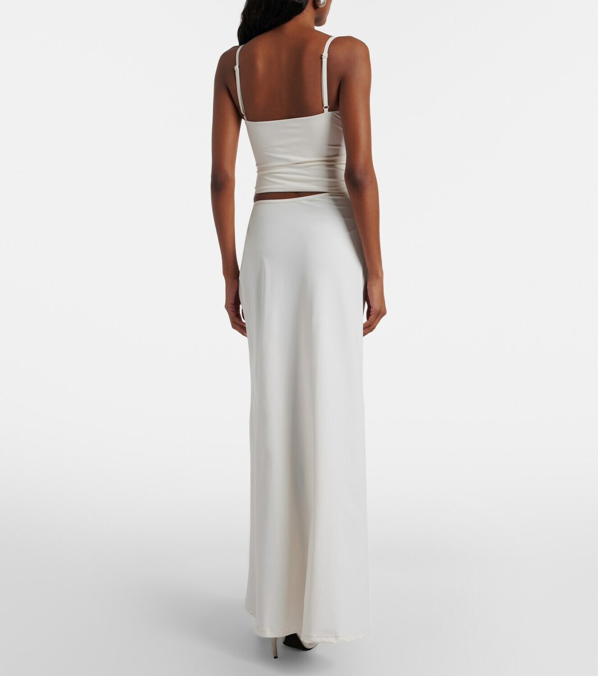 Christopher Esber Mineral Stone cutout jersey maxi dress
