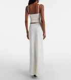 Christopher Esber Mineral Stone cutout jersey maxi dress