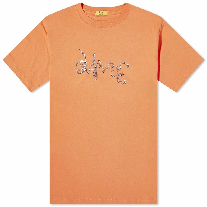 Photo: Dime Men's Tangle T-Shirt in Coral
