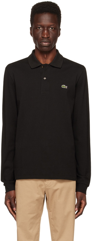 Photo: Lacoste Black Classic Polo