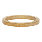 Maison Margiela Gold Slim Logo Ring