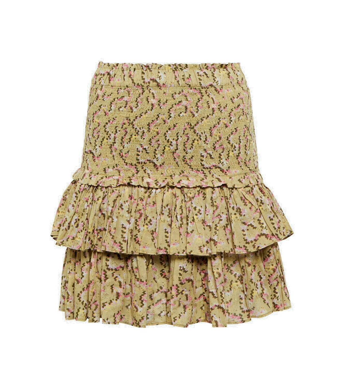 Marant Etoile Naomi printed cotton voile miniskirt Isabel