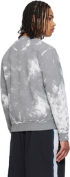MM6 Maison Margiela Gray Paint Splatter Sweatshirt