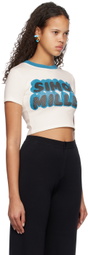 Simon Miller White & Blue Dibby T-Shirt