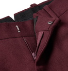 Alexander McQueen - Slim-Fit Cropped Wool-Twill Trousers - Men - Burgundy