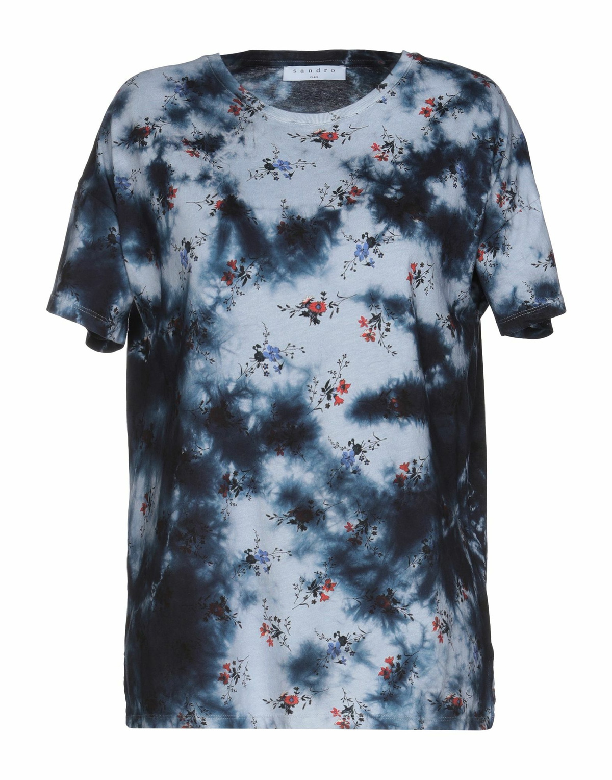 Sandro Womens T-shirt Midnight in Blue