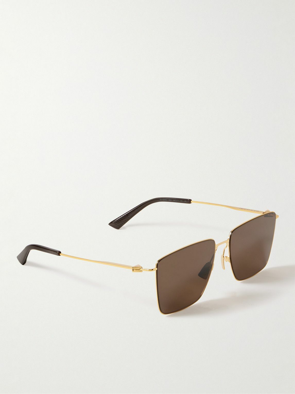 Bottega DFrame GoldTone Sunglasses Bottega