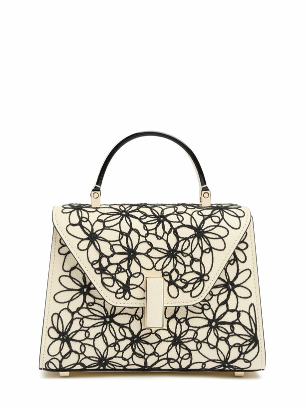 Photo: VALEXTRA Micro Iside Embroidered Top Handle Bag