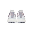 adidas Originals White and Multicolor UltraBoost Sneakers