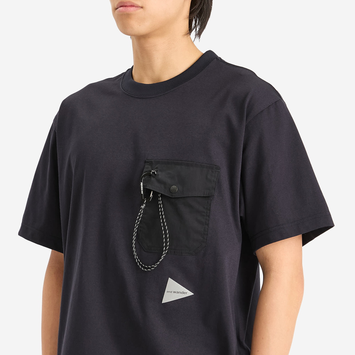 トップス and wander Pocket Tee and wander Men's Pocket T-Shirt in Navy and Wander
