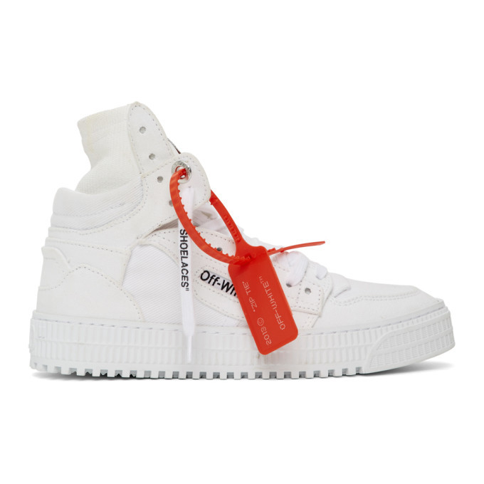 Photo: Off-White White Canvas Off-Court 3.0 Sneakers