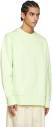Y-3 Green Cotton Sweatshirt