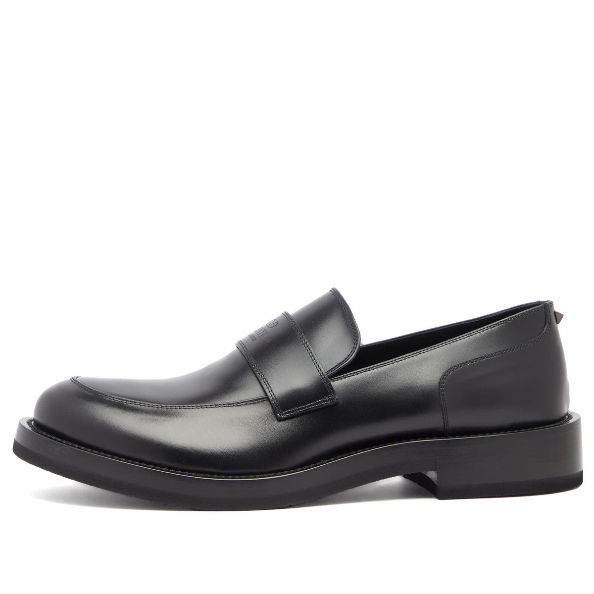 Valentino Men's Rockstud Essential Loafer in Black