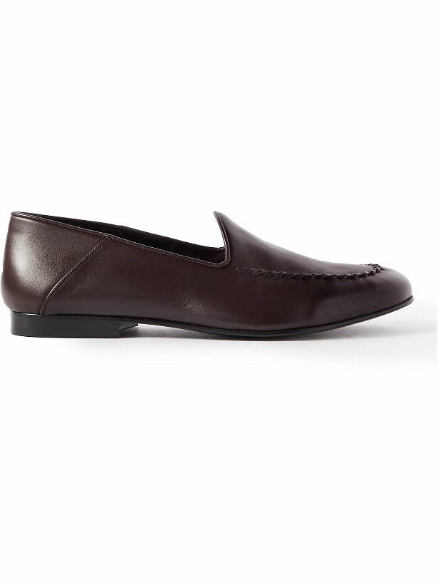 Photo: Officine Générale - Nino Leather Loafers - Brown