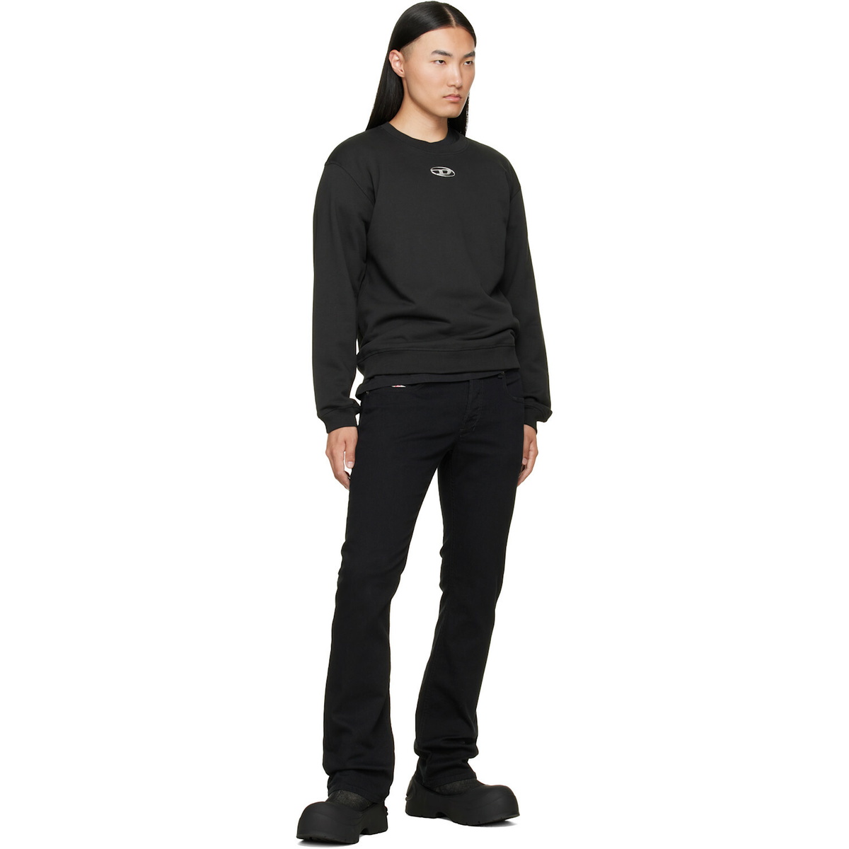 Diesel Black S-Norm-Iod Sweatshirt