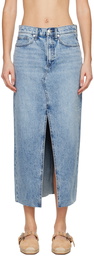 rag & bone Blue Clara Maxi Skirt