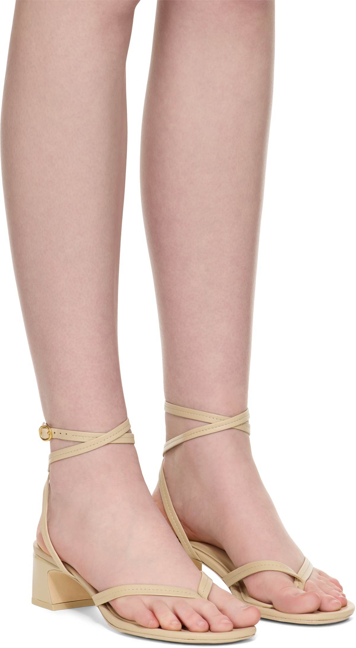 rag & bone Beige Gemma Strappy Heeled Sandals