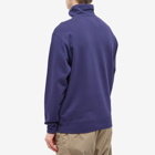 Beams Plus Men's Half Zip Sweat in Navy