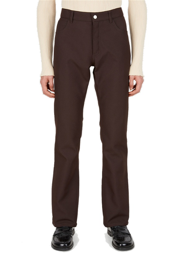 Photo: Eco Twill Bootcut Pants in Brown