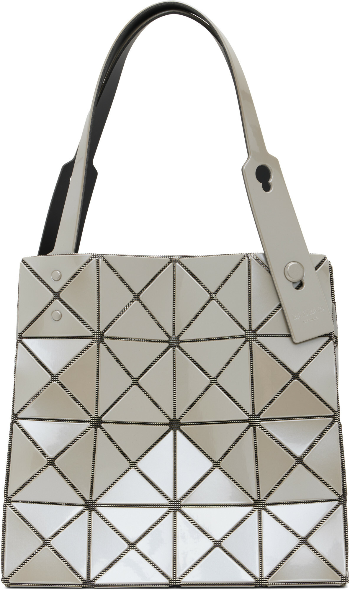 BAO BAO ISSEY MIYAKE Gray Carat Bag