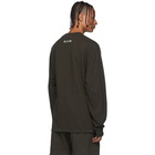 Essentials Khaki Logo Long Sleeve T-Shirt