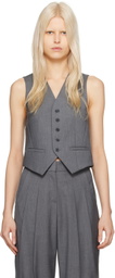 The Frankie Shop Gray Gelso Vest