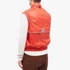 Moncler Grenoble Men's Padded Ripstop Vest in Red