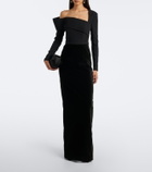 Safiyaa One-shoulder gown