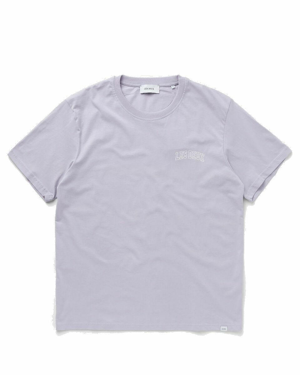 Photo: Les Deux Blake Tee Purple - Mens - Shortsleeves