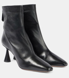 Aquazzura Amore 75 leather ankle boots