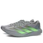 Adidas Running Men's adidas Adizero Adios Evo Sl Woven Sneaker in Grey/Screaming Green/Carbon