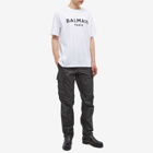 Balmain Men's Classic Paris T-Shirt in White/Black