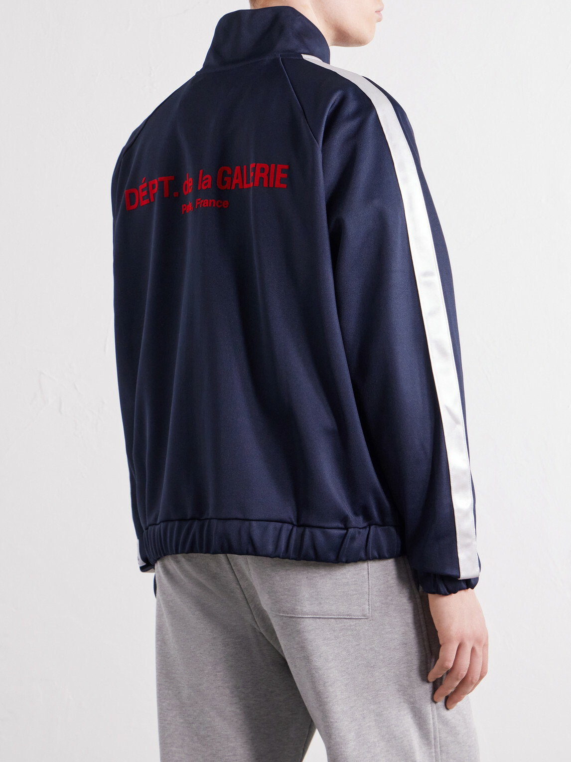 Gallery Dept. - Logo-Appliquéd Jersey Track Jacket - Blue