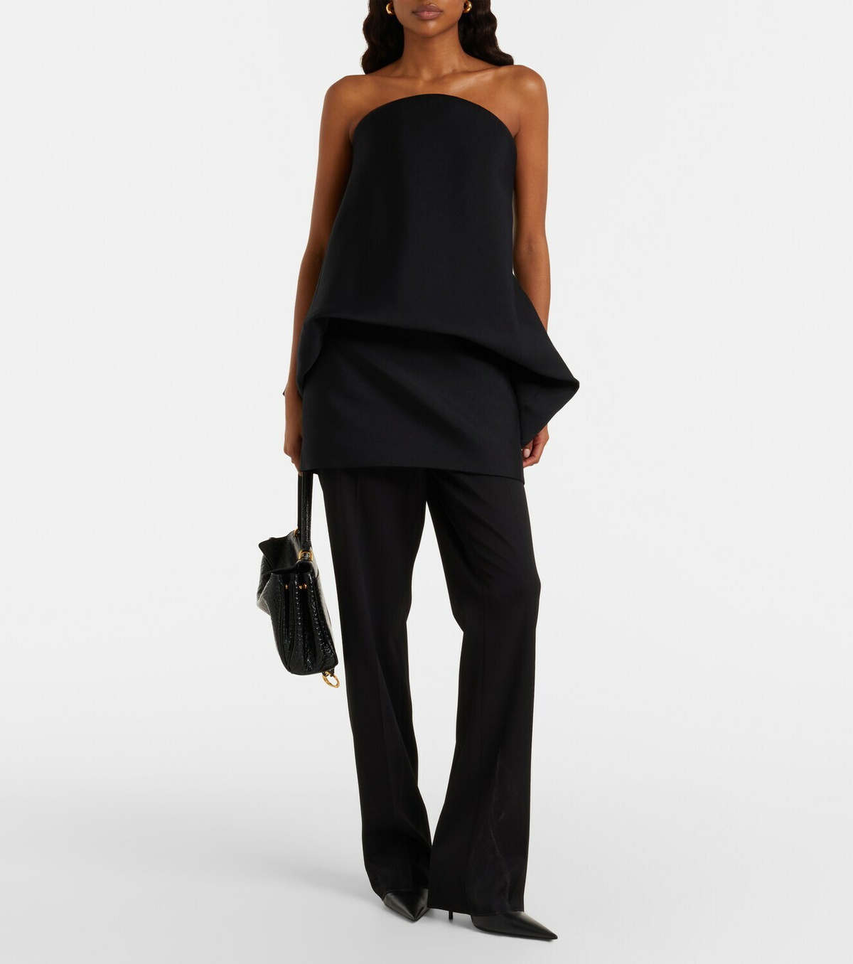 Balenciaga Peplum bustier dress