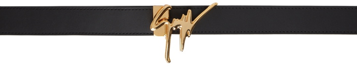 Photo: Giuseppe Zanotti Black & Gold Signature Belt