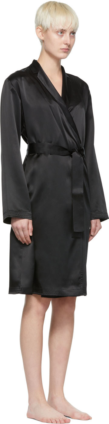La Perla Black Silk Robe