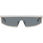 Givenchy Silver Square Sunglasses